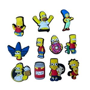 Simpsons Croc Charm Pack- 11 in Total